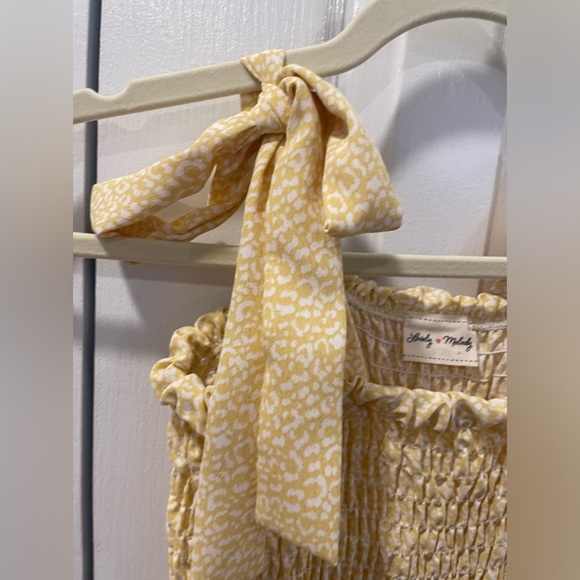 yellow and white spotted dress - Picture 9 of 9